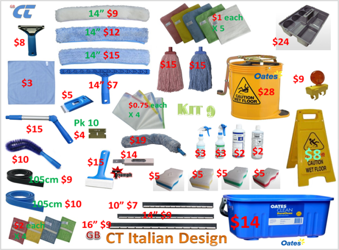 Window Cleaning Kit 9 Kit 9